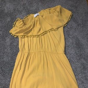 yellow urban outfitters romper